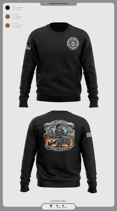 Ghost Riders 85736262 Crew Neck Sweatshirt - 1