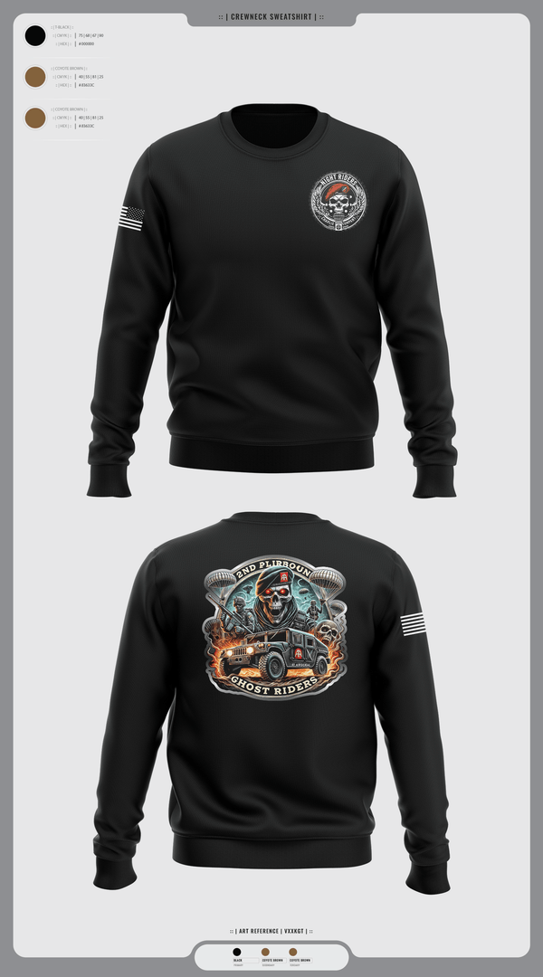 Crew Neck Sweatshirt, Ghost Riders, , Teamtime, Team time, sublimation, custom sports apparel, team uniforms, spirit wear, spiritwear, sports uniforms, custom shirts, team store, custom team store, fundraiser sports, apparel fundraiser