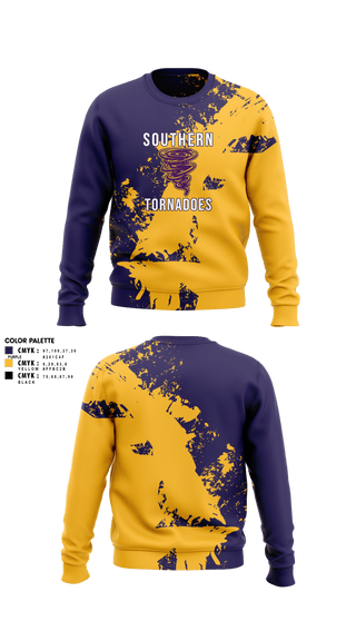 Crew Neck Sweatshirt, Southern Middle School Track and Field, Track & Field, Teamtime, Team time, sublimation, custom sports apparel, team uniforms, spirit wear, spiritwear, sports uniforms, custom shirts, team store, custom team store, fundraiser sports, apparel fundraiser
