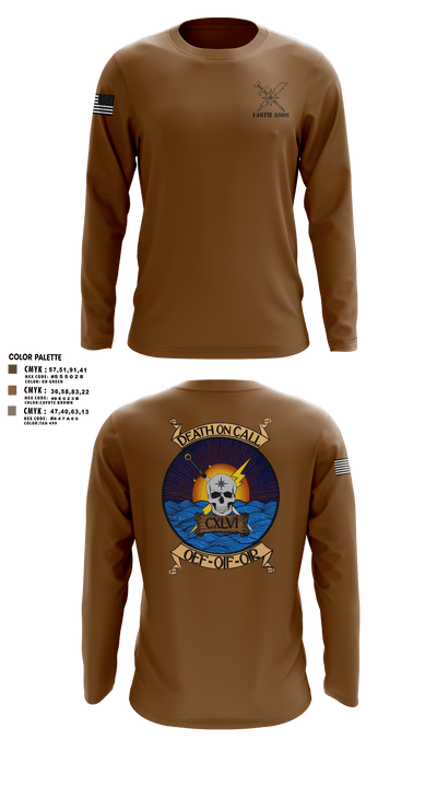 146th ASOS 20683565 Long Sleeve Performance Shirt 2