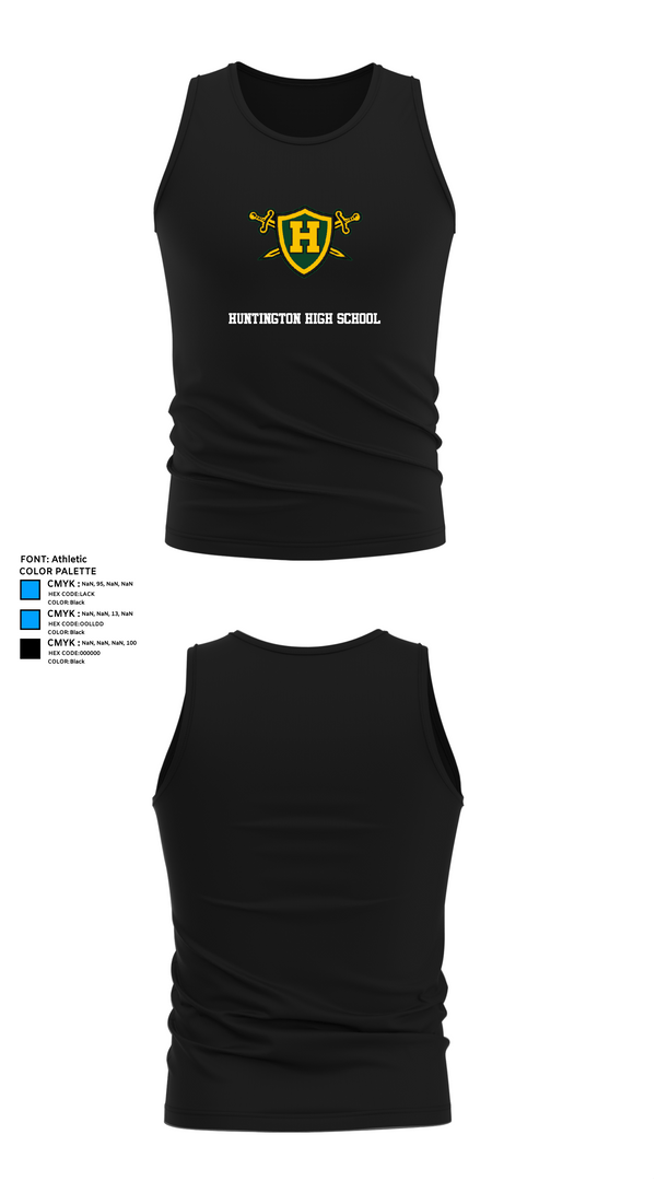 Tank Top, Huntington High School, Tennis, Teamtime, Team time, sublimation, custom sports apparel, team uniforms, spirit wear, spiritwear, sports uniforms, custom shirts, team store, custom team store, fundraiser sports, apparel fundraiser