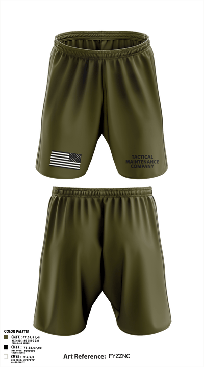 Tactical Maintenance Company 9026320 Athletic Shorts With Pockets - 1