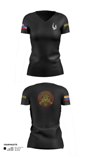 Womens Short Sleeve Vneck Shirt, 837 TRS Rhinos, Air Force, Teamtime, Team time, sublimation, custom sports apparel, team uniforms, spirit wear, spiritwear, sports uniforms, custom shirts, team store, custom team store, fundraiser sports, apparel fundraiser
