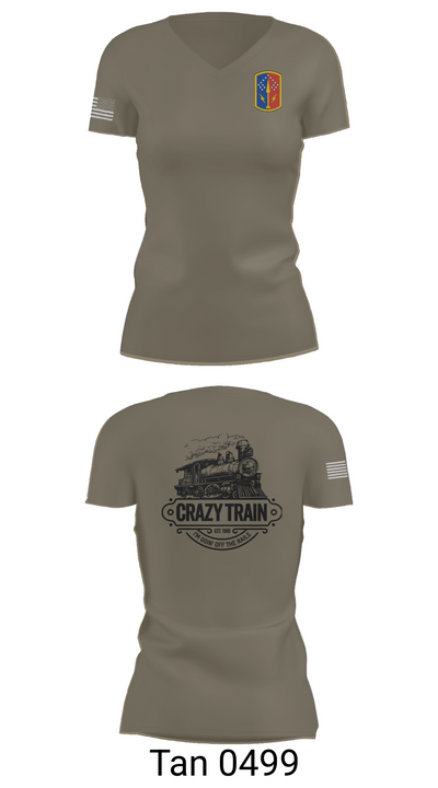 2-174 ADA 22453526 Women's Short Sleeve V-neck Shirt - 68