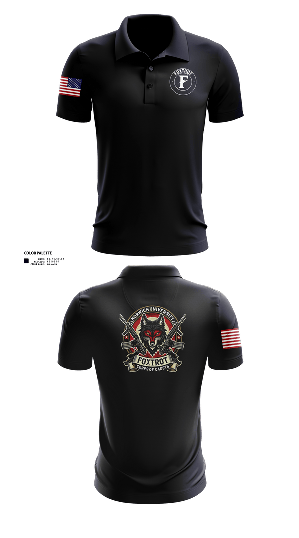 Short Sleeve Performance Polo, Foxtrot Company, , Teamtime, Team time, sublimation, custom sports apparel, team uniforms, spirit wear, spiritwear, sports uniforms, custom shirts, team store, custom team store, fundraiser sports, apparel fundraiser