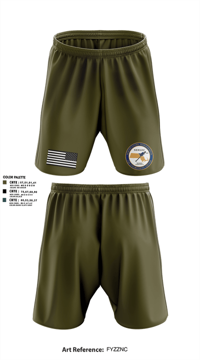 NEMLEC Athletic Shorts With Pockets - 1