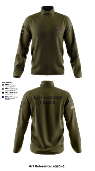 Fleece Jacket, San Marcos Police Drone Unit, Police, Teamtime, Team time, sublimation, custom sports apparel, team uniforms, spirit wear, spiritwear, sports uniforms, custom shirts, team store, custom team store, fundraiser sports, apparel fundraiser