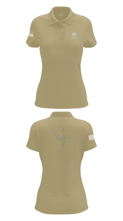 Chosen Co. 1-102D INF 80569563 Women's Short Sleeve Performance Polo  - 95