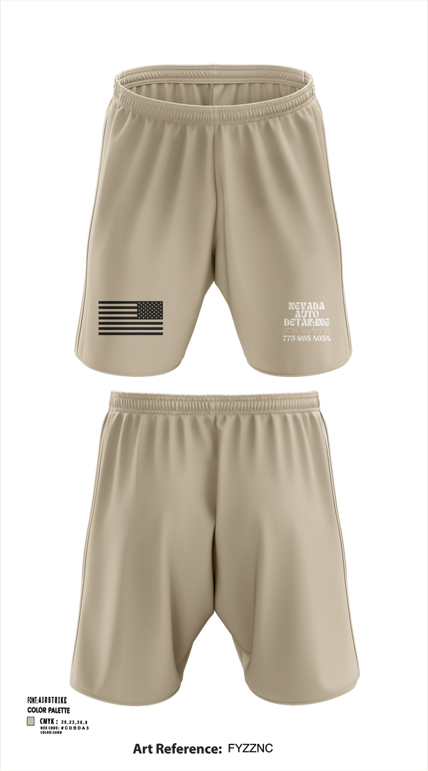 Athletic Shorts With Pockets, Nevada auto detailing, , Teamtime, Team time, sublimation, custom sports apparel, team uniforms, spirit wear, spiritwear, sports uniforms, custom shirts, team store, custom team store, fundraiser sports, apparel fundraiser