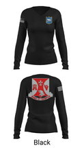 2/196th RTI 78936659 Women's Long Sleeve V-neck Shirt - 35