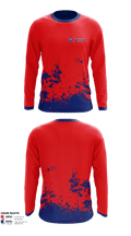 Spotsylvania High School Track & Field Long Sleeve Performance Shirt 1
