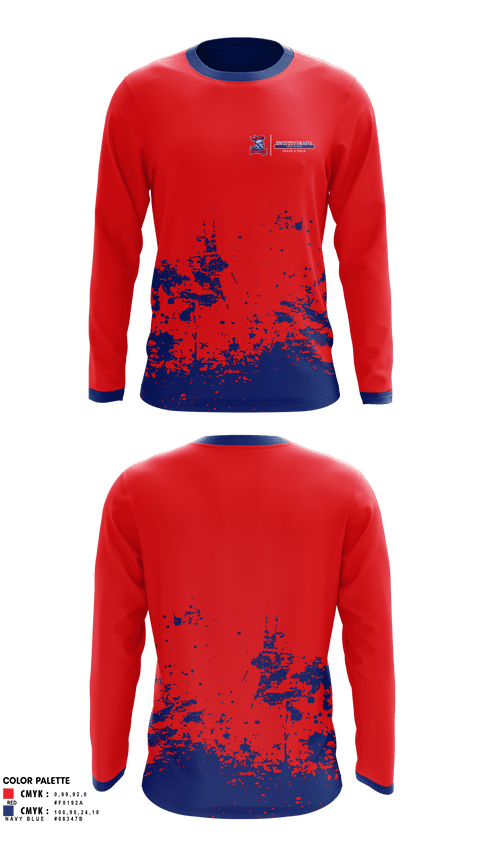 Long Sleeve Performance Shirt, Spotsylvania High School Track & Field, Track & Field, Teamtime, Team time, sublimation, custom sports apparel, team uniforms, spirit wear, spiritwear, sports uniforms, custom shirts, team store, custom team store, fundraiser sports, apparel fundraiser