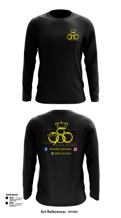 Nine80 78489102 Long Sleeve Performance Shirt 52