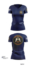 Station 12 TRT 63854404 Women's Short Sleeve V-neck Shirt - 110