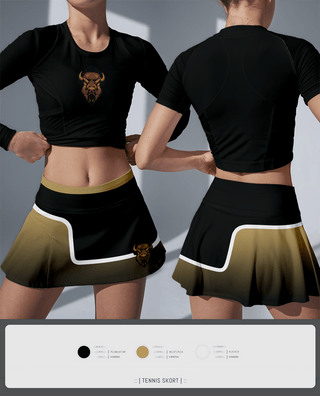 Skort, Hugo Buffaloes Tennis, Tennis, Teamtime, Team time, sublimation, custom sports apparel, team uniforms, spirit wear, spiritwear, sports uniforms, custom shirts, team store, custom team store, fundraiser sports, apparel fundraiser