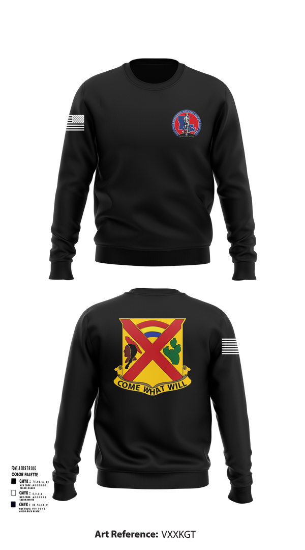 Crew Neck Sweatshirt, Charley troop 2-108 CAV, , Teamtime, Team time, sublimation, custom sports apparel, team uniforms, spirit wear, spiritwear, sports uniforms, custom shirts, team store, custom team store, fundraiser sports, apparel fundraiser