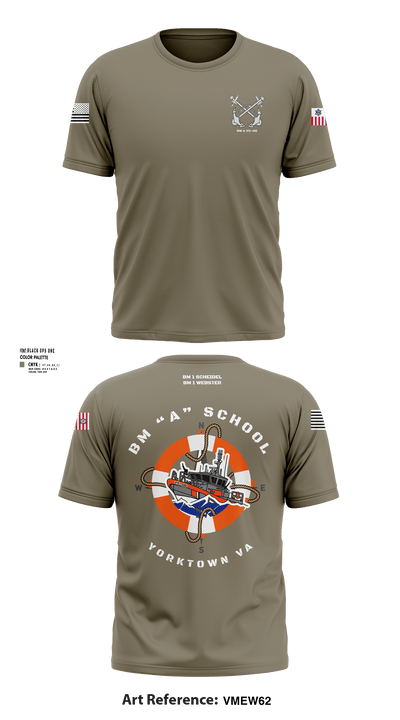 BM “A” 25-06 10728160 Short Sleeve Performance Shirt - 107