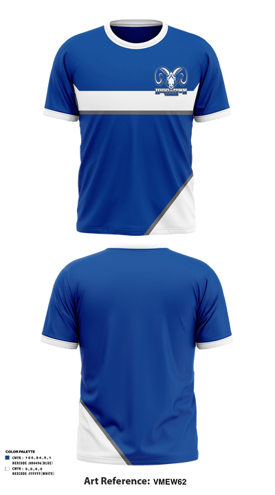 Hightstown High School Tennis 16698376 Short Sleeve Performance Shirt - 1