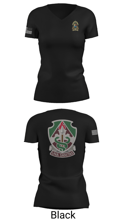 VRA- Fort Eustis Branch 87447712 Women's Short Sleeve V-neck Shirt - 28