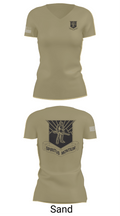 WVU AROTC 40772789 Women's Short Sleeve V-neck Shirt - 88