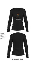 430th MP DET 54234046 Women's Long Sleeve V-neck Shirt - 22