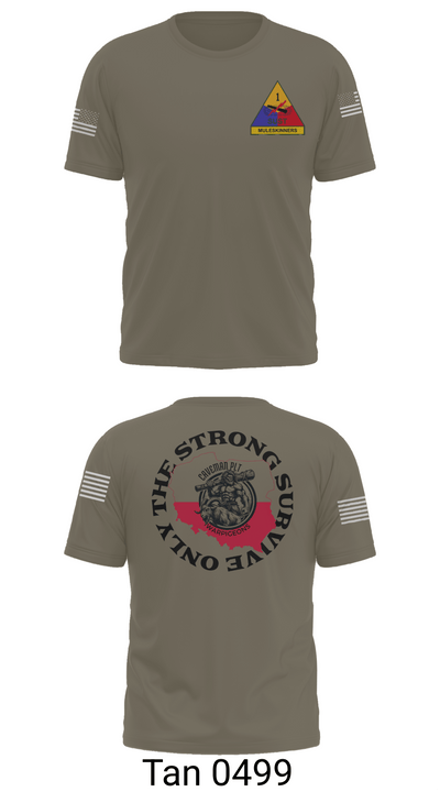 261st BSC CAVEMAN PLT 28746409 Old School Cotton Feel Shirt - 70