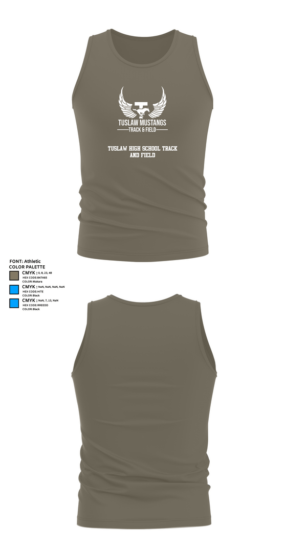 Tank Top, Tuslaw High School Track and Field, Track & Field, Teamtime, Team time, sublimation, custom sports apparel, team uniforms, spirit wear, spiritwear, sports uniforms, custom shirts, team store, custom team store, fundraiser sports, apparel fundraiser