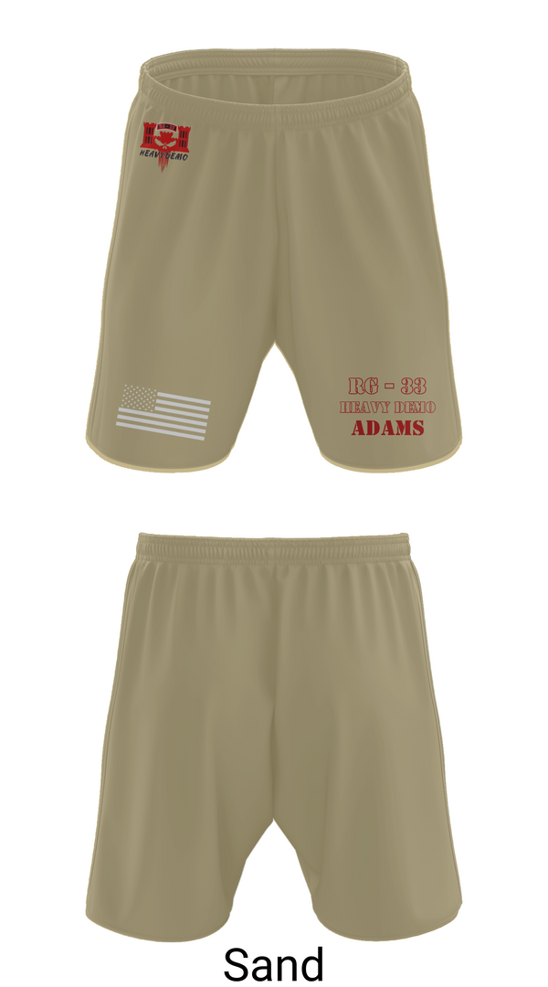 Athletic Shorts With Pockets, CESD Bravo 35th Engineer Battalion, , Teamtime, Team time, sublimation, custom sports apparel, team uniforms, spirit wear, spiritwear, sports uniforms, custom shirts, team store, custom team store, fundraiser sports, apparel fundraiser