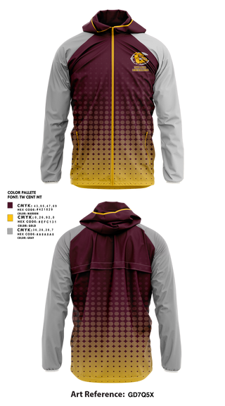 Windbreaker, West Allis Junior Bulldogs, , Teamtime, Team time, sublimation, custom sports apparel, team uniforms, spirit wear, spiritwear, sports uniforms, custom shirts, team store, custom team store, fundraiser sports, apparel fundraiser
