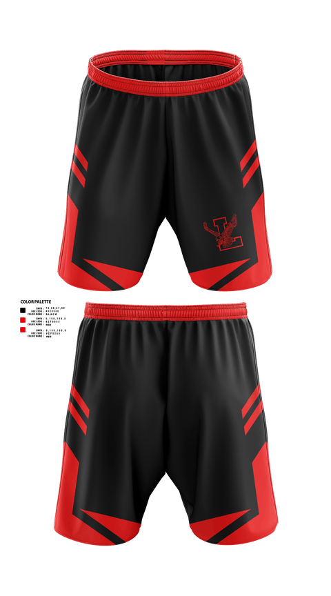 Athletic Shorts With Pockets, Lowville Academy High School Lacrosse, Men's Lacrosse, Teamtime, Team time, sublimation, custom sports apparel, team uniforms, spirit wear, spiritwear, sports uniforms, custom shirts, team store, custom team store, fundraiser sports, apparel fundraiser