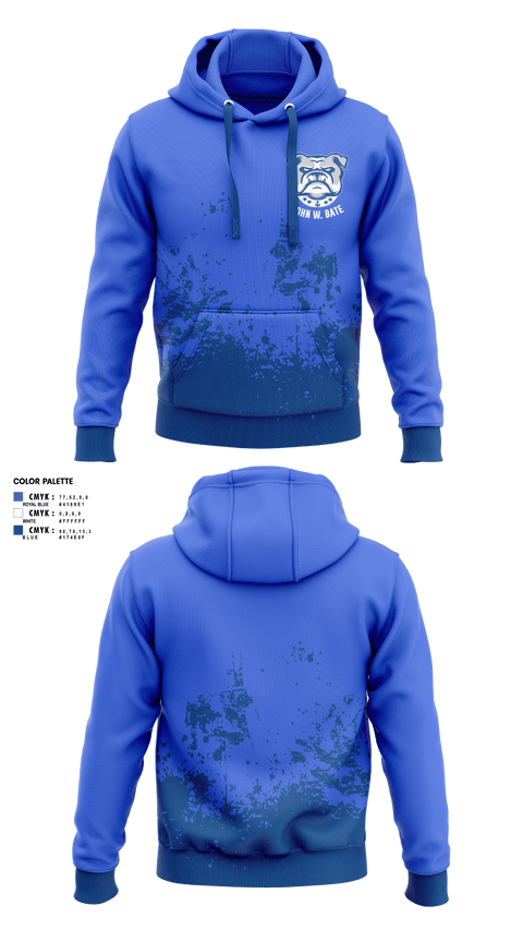 Hoodie, Bate Middle School (John W. Bate) Baseball, Baseball, Teamtime, Team time, sublimation, custom sports apparel, team uniforms, spirit wear, spiritwear, sports uniforms, custom shirts, team store, custom team store, fundraiser sports, apparel fundraiser