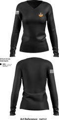 Balkan Electric 74934219 Women's Long Sleeve V-neck Shirt - 27