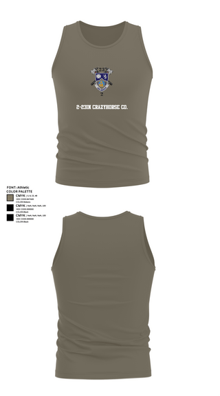 Tank Top, 2-23IN CRAZYHORSE CO., , Teamtime, Team time, sublimation, custom sports apparel, team uniforms, spirit wear, spiritwear, sports uniforms, custom shirts, team store, custom team store, fundraiser sports, apparel fundraiser