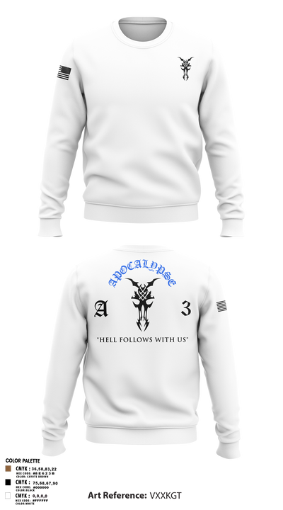 Apocalypse Platoon 49394201 Crew Neck Sweatshirt - 106