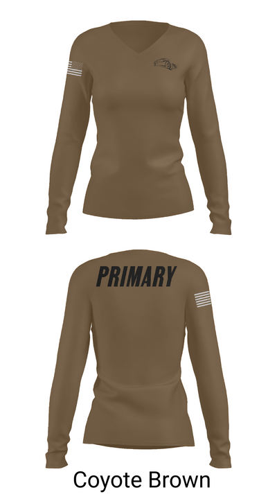 1-10ab 26071483 Women's Long Sleeve V-neck Shirt - 17