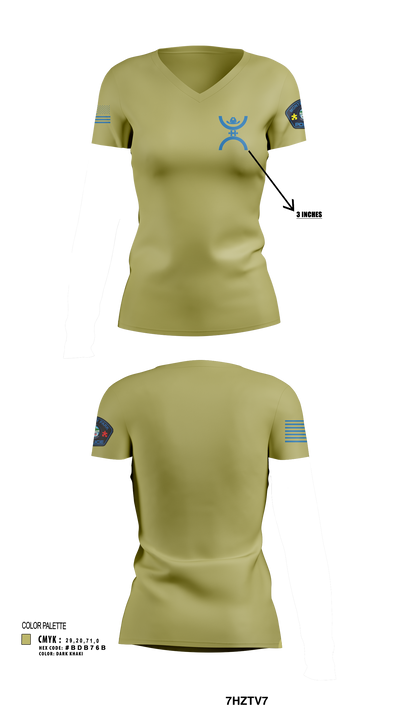 Monterey  Park 19917874 Women's Short Sleeve V-neck Shirt - 113