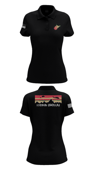 Womens Short Sleeve Performance Polo, 1528th FSC (SO) (A), , Teamtime, Team time, sublimation, custom sports apparel, team uniforms, spirit wear, spiritwear, sports uniforms, custom shirts, team store, custom team store, fundraiser sports, apparel fundraiser