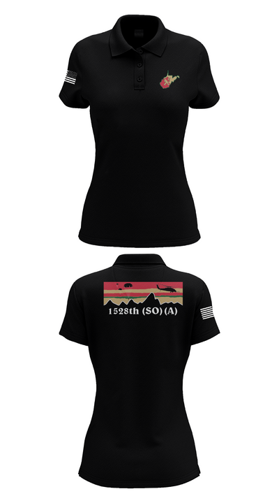 1528th FSC (SO) (A) 11146536 Women's Short Sleeve Performance Polo  - 35