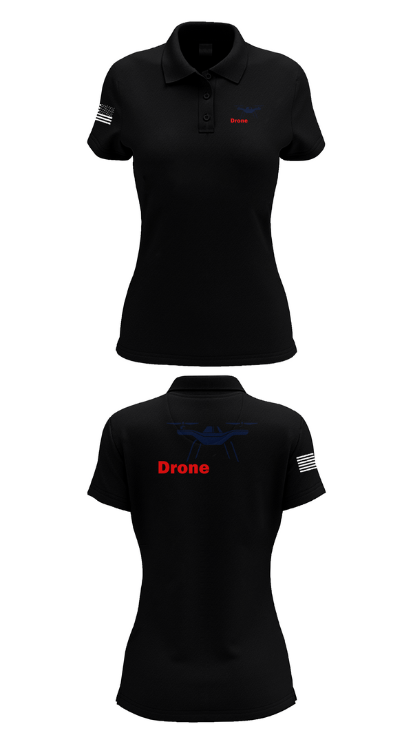 Womens Short Sleeve Performance Polo, DRONE RECON, , Teamtime, Team time, sublimation, custom sports apparel, team uniforms, spirit wear, spiritwear, sports uniforms, custom shirts, team store, custom team store, fundraiser sports, apparel fundraiser