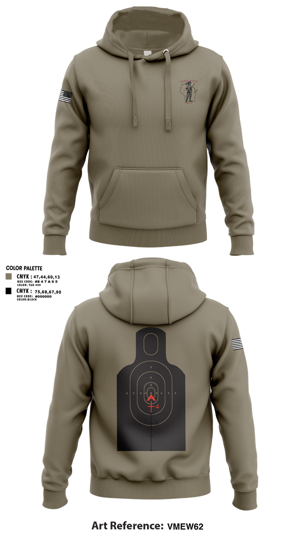 Hoodie, WIARNG Marksmanship, , Teamtime, Team time, sublimation, custom sports apparel, team uniforms, spirit wear, spiritwear, sports uniforms, custom shirts, team store, custom team store, fundraiser sports, apparel fundraiser