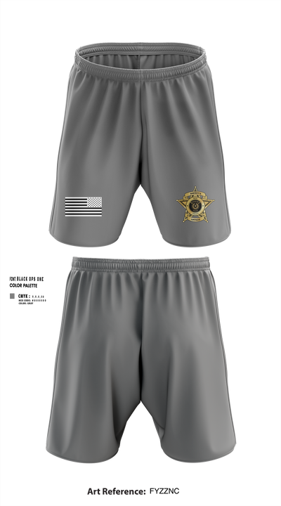 Hays County Sheriff’s Office 39669531 Athletic Shorts With Pockets - 100