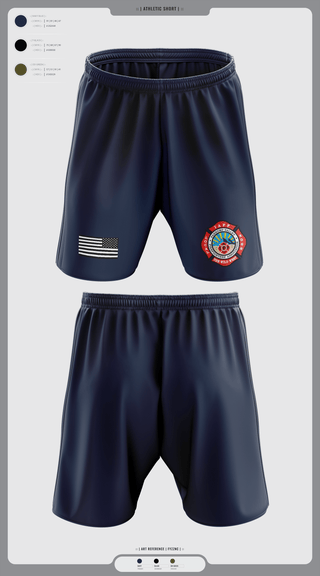 Athletic Shorts With Pockets, PVFR, Fire Department, Teamtime, Team time, sublimation, custom sports apparel, team uniforms, spirit wear, spiritwear, sports uniforms, custom shirts, team store, custom team store, fundraiser sports, apparel fundraiser