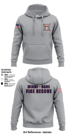 Hoodie, Miami Dade Firehouse Shirts, , Teamtime, Team time, sublimation, custom sports apparel, team uniforms, spirit wear, spiritwear, sports uniforms, custom shirts, team store, custom team store, fundraiser sports, apparel fundraiser