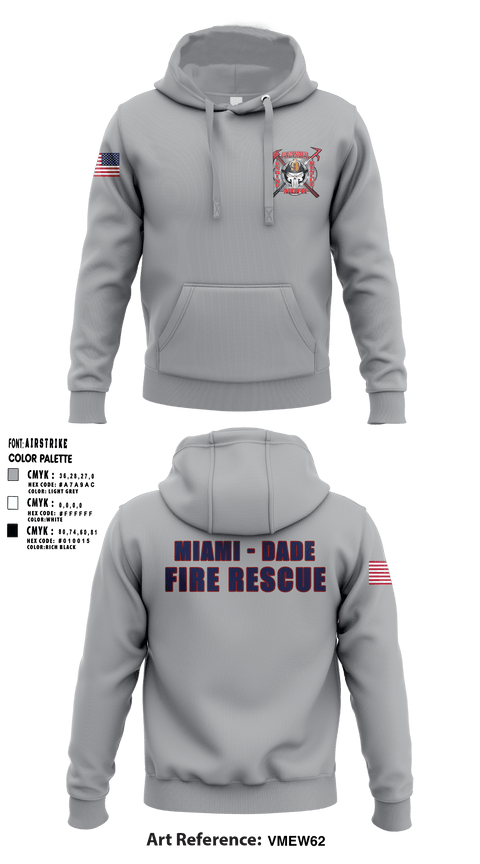 Hoodie, Miami Dade Firehouse Shirts, , Teamtime, Team time, sublimation, custom sports apparel, team uniforms, spirit wear, spiritwear, sports uniforms, custom shirts, team store, custom team store, fundraiser sports, apparel fundraiser