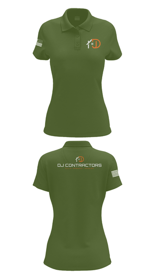 Womens Short Sleeve Performance Polo, DJ CONTRACTORS, , Teamtime, Team time, sublimation, custom sports apparel, team uniforms, spirit wear, spiritwear, sports uniforms, custom shirts, team store, custom team store, fundraiser sports, apparel fundraiser