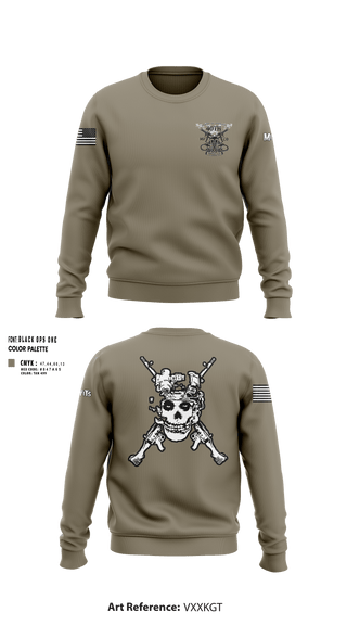 Crew Neck Sweatshirt, 40th Military Police, , Teamtime, Team time, sublimation, custom sports apparel, team uniforms, spirit wear, spiritwear, sports uniforms, custom shirts, team store, custom team store, fundraiser sports, apparel fundraiser