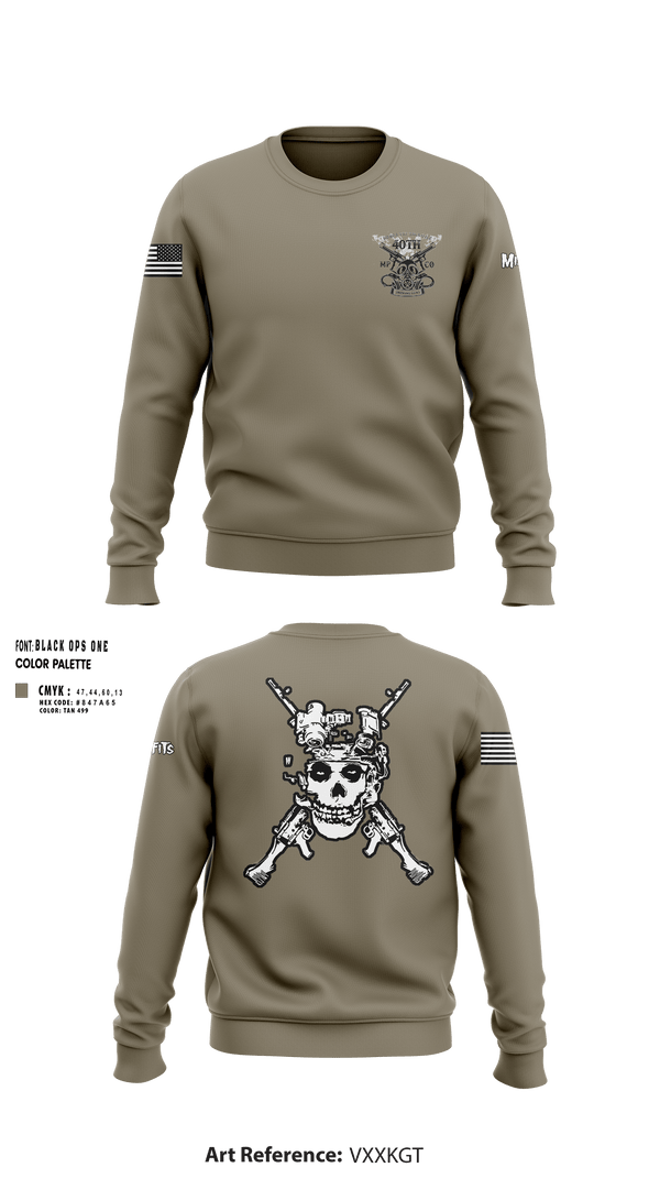 Crew Neck Sweatshirt, 40th Military Police, , Teamtime, Team time, sublimation, custom sports apparel, team uniforms, spirit wear, spiritwear, sports uniforms, custom shirts, team store, custom team store, fundraiser sports, apparel fundraiser
