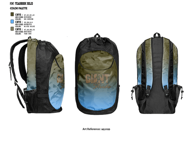 Gear Bag, Giant Stride KSAGiant Stride Global, Water Polo, Teamtime, Team time, sublimation, custom sports apparel, team uniforms, spirit wear, spiritwear, sports uniforms, custom shirts, team store, custom team store, fundraiser sports, apparel fundraiser
