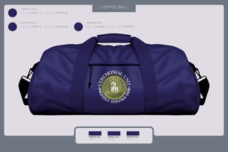 Duffle Bag, Twu Local 100 Ceremonial Unit & Honor Guard, Golf, Teamtime, Team time, sublimation, custom sports apparel, team uniforms, spirit wear, spiritwear, sports uniforms, custom shirts, team store, custom team store, fundraiser sports, apparel fundraiser