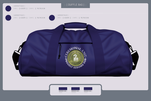 Duffle Bag, Twu Local 100 Ceremonial Unit & Honor Guard, Golf, Teamtime, Team time, sublimation, custom sports apparel, team uniforms, spirit wear, spiritwear, sports uniforms, custom shirts, team store, custom team store, fundraiser sports, apparel fundraiser